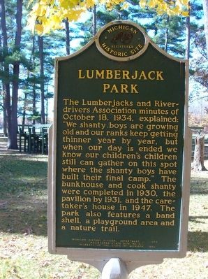 Lumberjack Park Marker image. Click for full size.