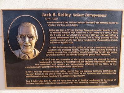 Jack B. Kelley Marker image. Click for full size.
