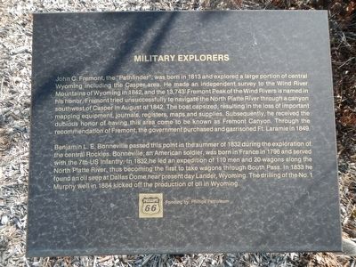 Military Explorers Marker image. Click for full size.