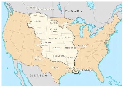 The Louisiana Purchase. Click for full size. The Louisiana Purchase image. Click for full size.