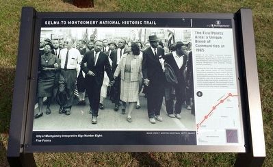 The Five Points Area: A Unique Blend of Communities in 1965 Marker image. Click for full size.