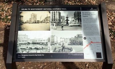 An Intersection of History: Court Square Marker image. Click for full size.
