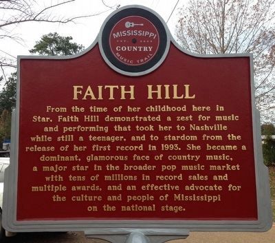 Faith Hill Marker (side 1) image. Click for full size.