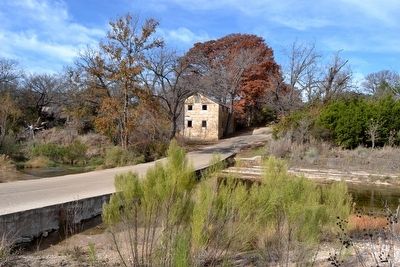 Lange's Mill next to Threadgill Creek image. Click for full size.