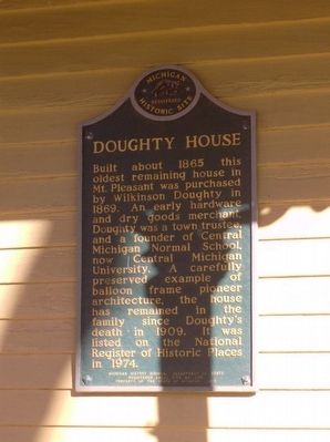 Doughty House Marker. Click for full size. Doughty House Marker image. Click for full size.