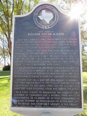 Doctor Oscar H. Loyd Marker image. Click for full size.