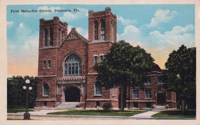 <i>First Methodist Church, Pensacola, Fla.</i>. Click for full size. <i>First Methodist Church, Pensacola, Fla.</i> image. Click for full size.