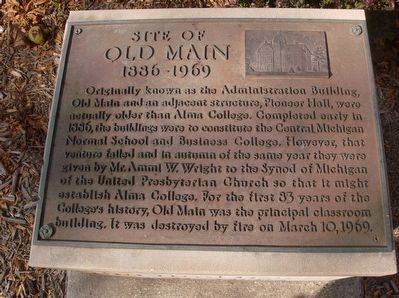 Site of Old Main Marker image. Click for full size.