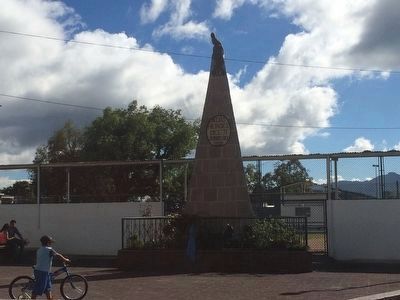 Battle of San Lucas Monument Marker. Click for full size. Battle of San Lucas Monument Marker image. Click for full size.