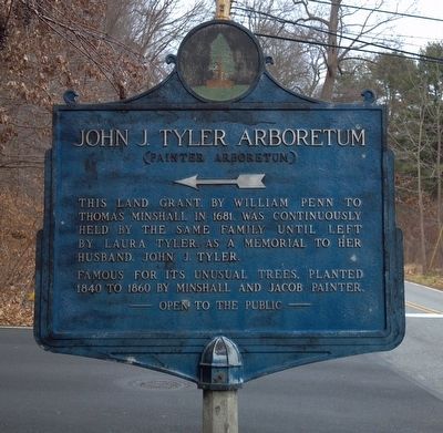 John J. Tyler Arboretum Marker image. Click for full size.