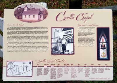 Historic Corolla Chapel Marker image. Click for full size.