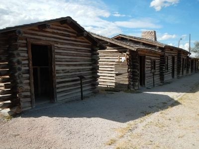 Reconstructed Fort Caspar. Click for full size. Reconstructed Fort Caspar image. Click for full size.