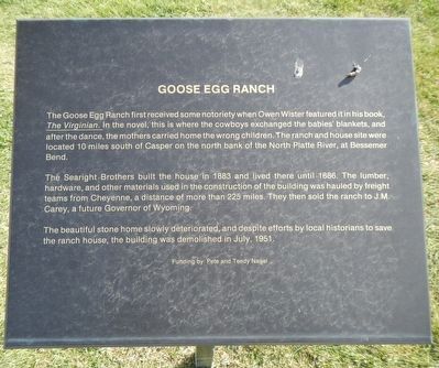 Goose Egg Ranch Marker image. Click for full size.