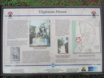 Tilghman House Marker image. Click for full size.