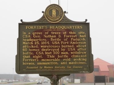 Forrest's Headquarters Marker image. Click for full size.