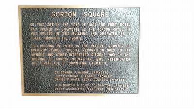 Gordon Square Marker image. Click for full size.