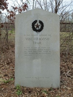 Vial-Fragosa Trail Marker image. Click for full size.
