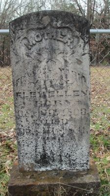 Gravestone of Francis Maria Flewellen image. Click for full size.