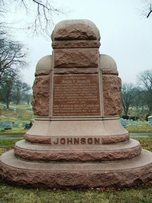 Waldo P. Johnson Monument (front) image. Click for full size.