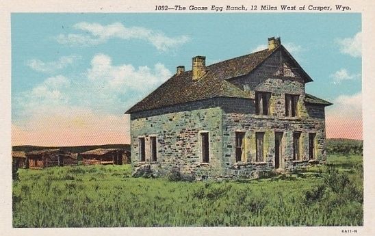 <i>The Goose Egg Ranch, 12 Miles West of Casper, Wyo.</i> image. Click for full size.