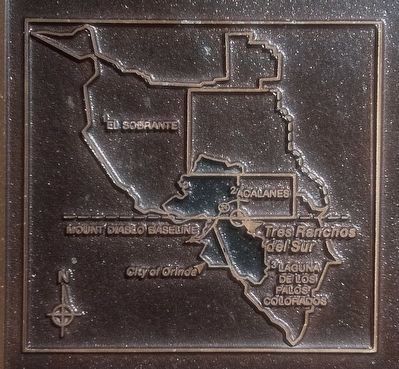 Tres Ranchos Del Sur Marker Inset Map image. Click for full size.