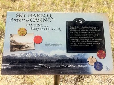 Sky Harbor Airport and Casino Marker image. Click for full size.