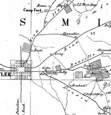 Headache Springs Medical Laboratory 1863 map image. Click for full size.