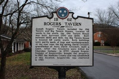 Rogers Tavern Marker image. Click for full size.