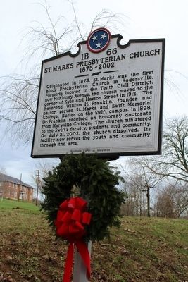 St. Marks Presbyterian Church Marker. Click for full size. St. Marks Presbyterian Church Marker image. Click for full size.