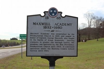 Maxwell Academy Marker. Click for full size. Maxwell Academy Marker image. Click for full size.