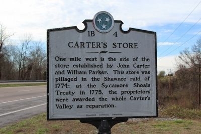 Carter's Store Marker. Click for full size. Carter's Store Marker image. Click for full size.