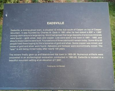 Eadsville Marker image. Click for full size.