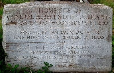 Granite Marker by Organizations Honoring General Johnston image. Click for full size.