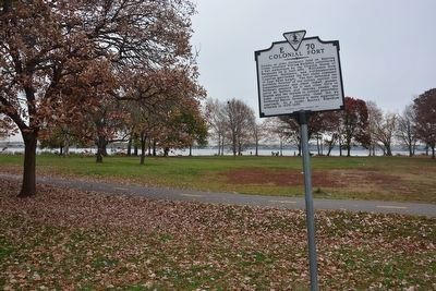 Colonial Fort Marker image. Click for full size.