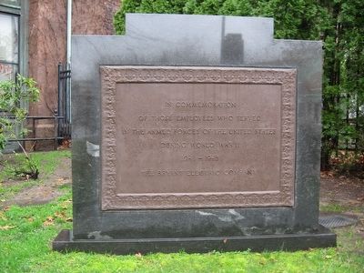 Bryant Electric Company World War II Monument image. Click for full size.