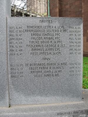 Bridgeport Vietnam War Memorial image. Click for full size.