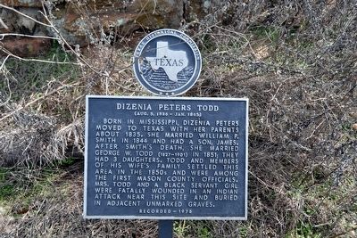 Dizenia Peters Todd Marker image. Click for full size.