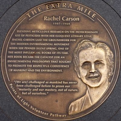Rachel Carson 1907 - 1964 Marker image. Click for full size.
