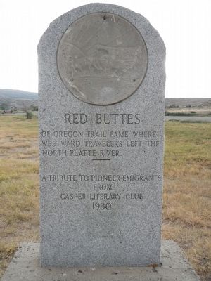 Red Buttes Marker image. Click for full size.
