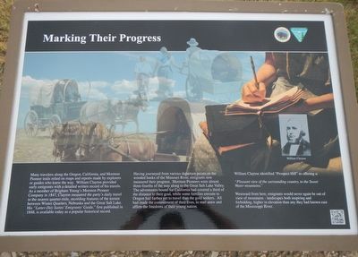 Marking Their Progress Marker image. Click for full size.