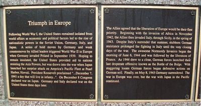 Triumph in Europe Marker image. Click for full size.