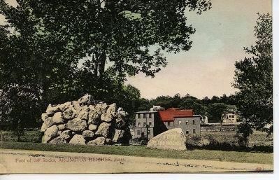 The Foot of the Rocks Marker. Click for full size. The Foot of the Rocks Marker image. Click for full size.