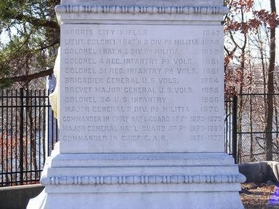 Hartranft Monument (right). Click for full size. Hartranft Monument (right) image. Click for full size.