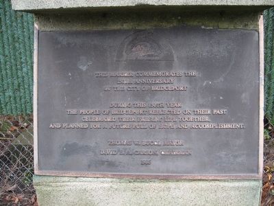 City of Bridgeport 150th Anniversary Marker image. Click for full size.