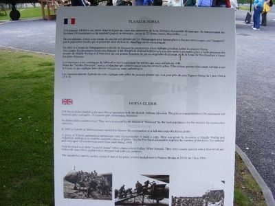 Horsa Glider Marker. Click for full size. Horsa Glider Marker image. Click for full size.