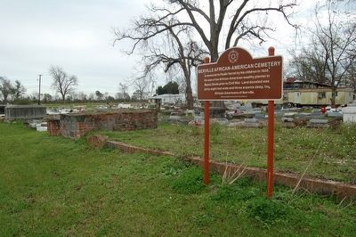 Iberville African-American Cemetery and Marker image. Click for full size.