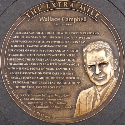 Wallace Campbell 1911 - 1998 Marker. Click for full size. Wallace Campbell 1911 - 1998 Marker image. Click for full size.