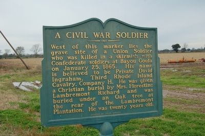 A Civil War Soldier Marker image. Click for full size.
