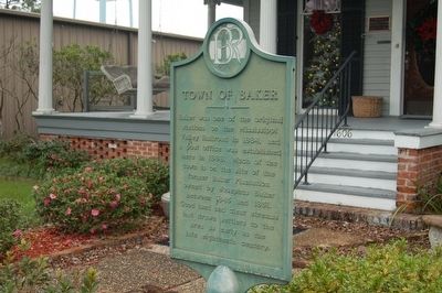 Town Of Baker Marker image. Click for full size.
