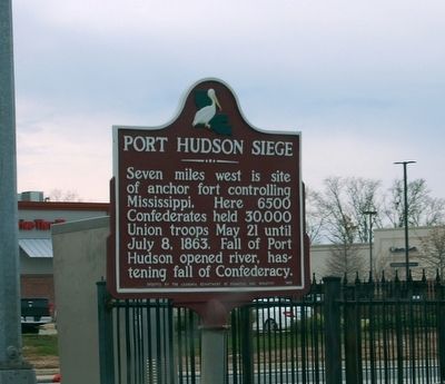 Port Hudson Siege Marker image. Click for full size.
